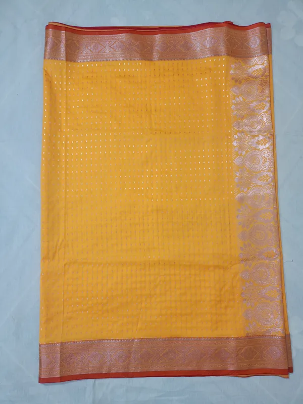 Mustard_Yellow_Banarasi_Silk_Weaving_Sarees_Saree_For_Women