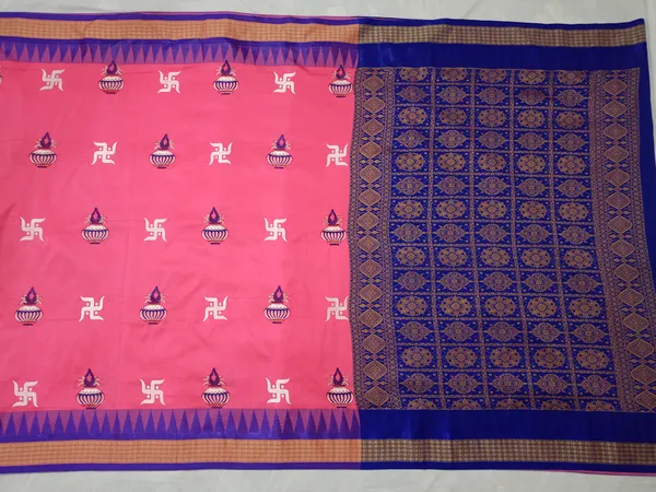 Pink_Sambalpuri_Saree_For_Women