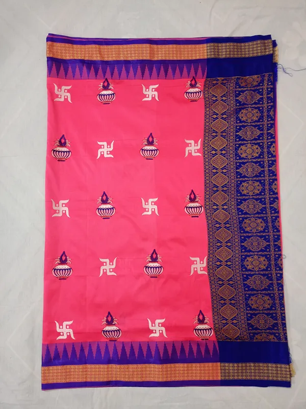 Pink_Sambalpuri_Saree_For_Women