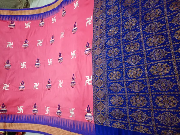 Pink_Sambalpuri_Saree_For_Women