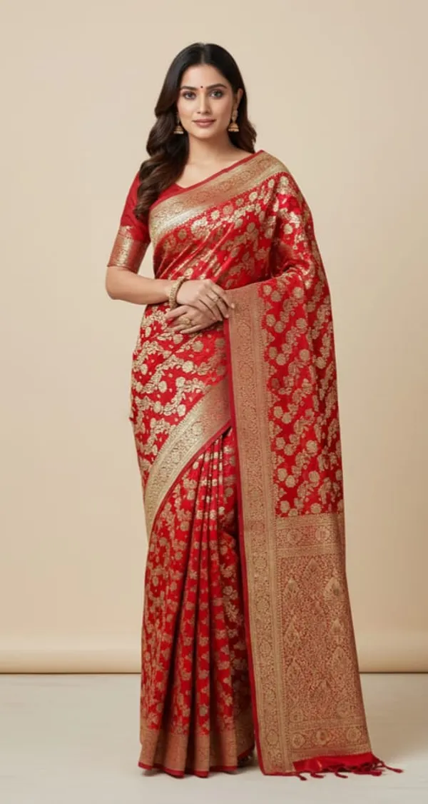 Red_Banarasi_Saree_For_Women