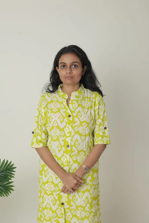 Yellow_Premium_Quality_Printed_Kurta_For_Women