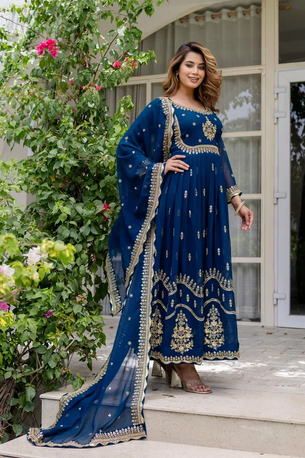 Rama_Blue_Anarkali_Gown_Dress_With_Dupatta_For_Women
