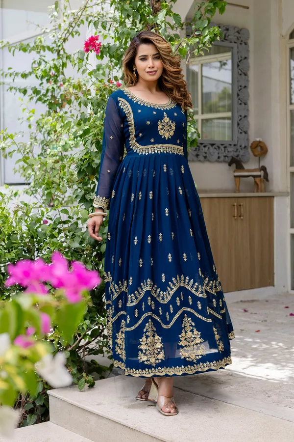 Rama_Blue_Anarkali_Gown_Dress_With_Dupatta_For_Women