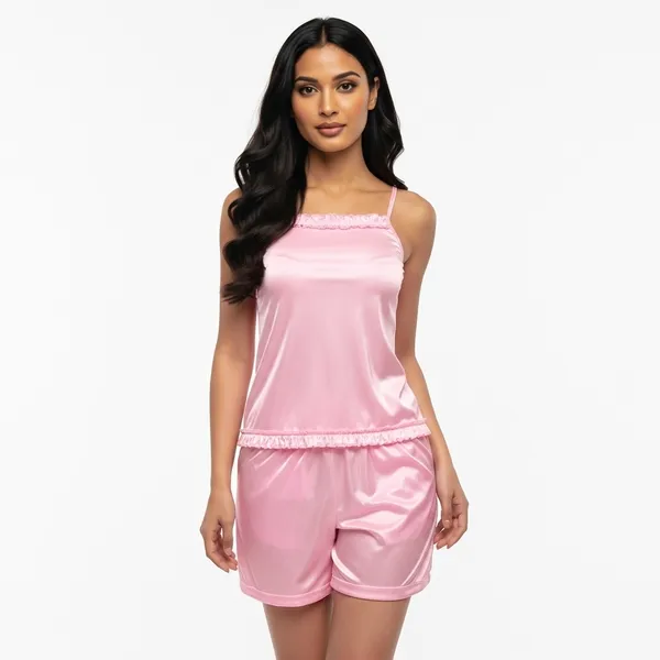Baby_Pink_Satin_Premium_Moonlit_Bermuda_For_Women