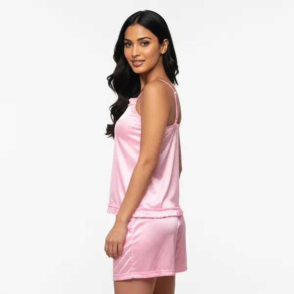 Baby_Pink_Satin_Premium_Moonlit_Bermuda_For_Women