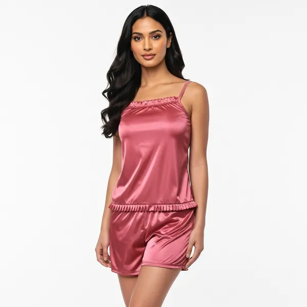 Carrot_Satin_Premium_Moonlit_Bermuda_For_Women