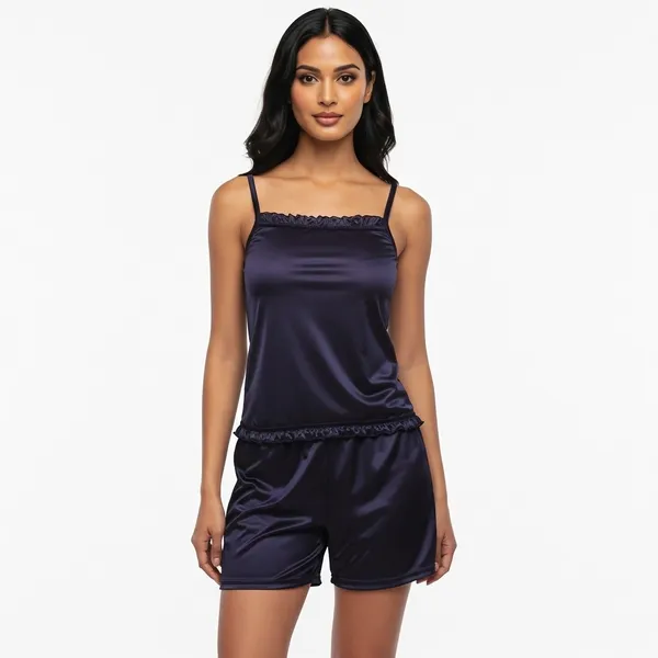 Navy_Blue_Satin_Premium_Moonlit_Bermuda_For_Women