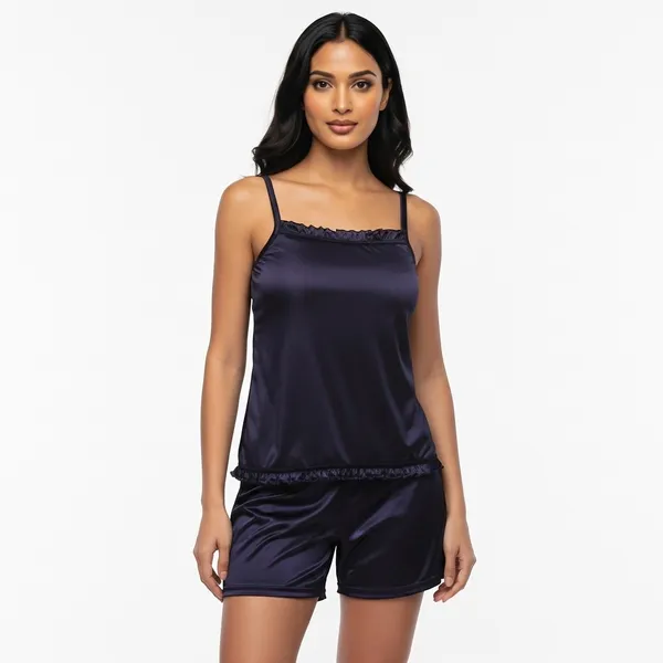 Navy_Blue_Satin_Premium_Moonlit_Bermuda_For_Women