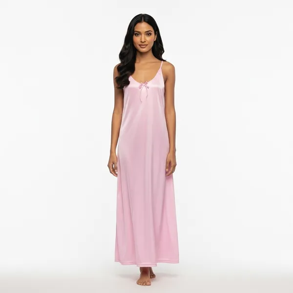 Baby_Pink_Satin_Premium_Moonlit_Long_Nighty_For_Women