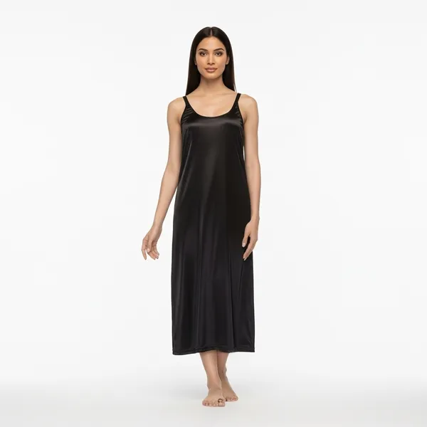 Black_Satin_Premium_Moonlit_Long_Nighty_For_Women