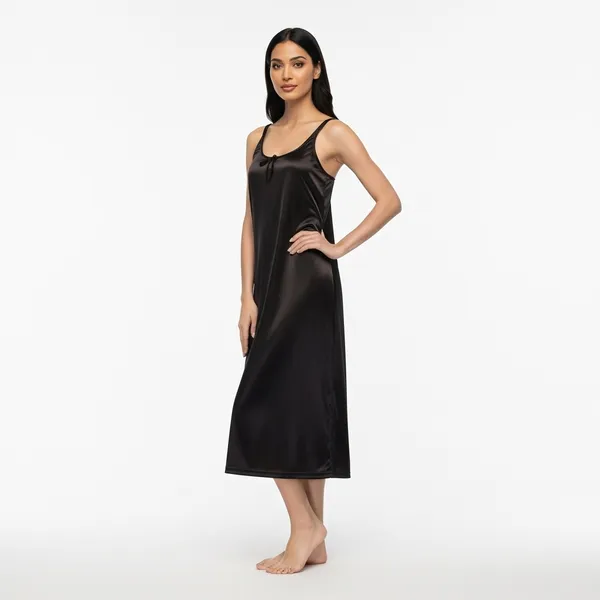 Black_Satin_Premium_Moonlit_Long_Nighty_For_Women
