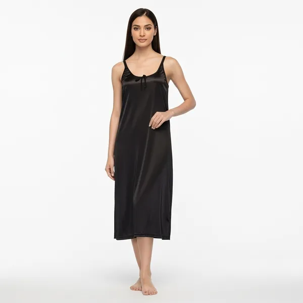 Black_Satin_Premium_Moonlit_Long_Nighty_For_Women