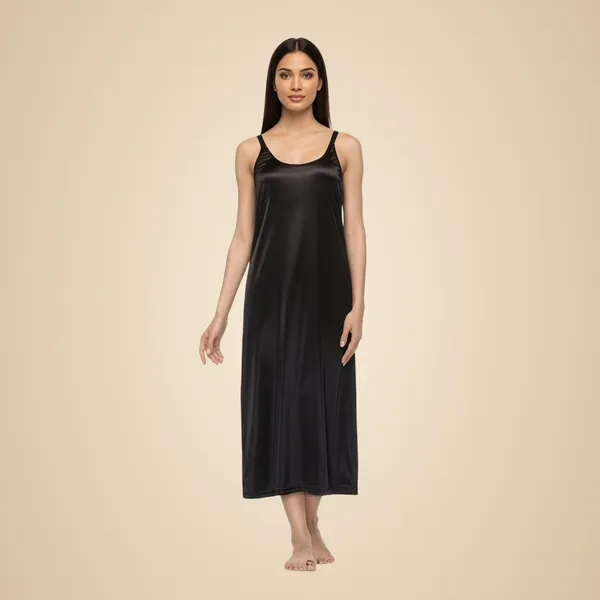 Black_Satin_Premium_Moonlit_Long_Nighty_For_Women