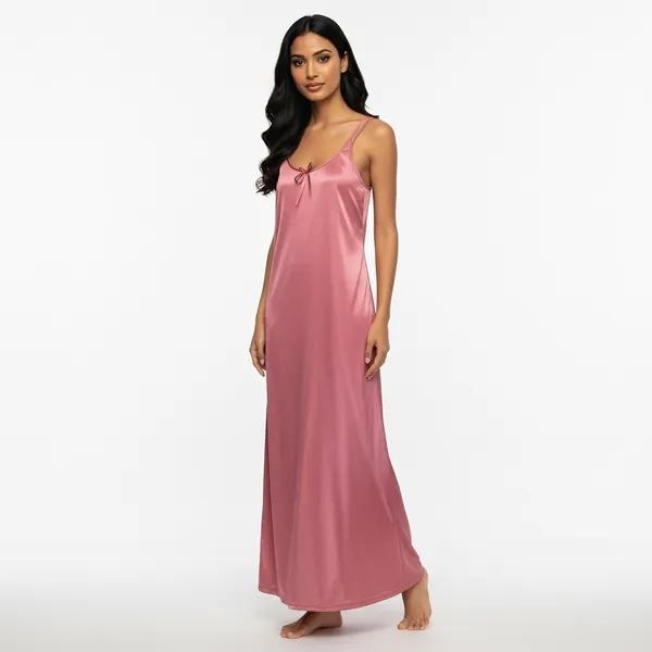 Carrot_Satin_Premium_Moonlit_Long_Nighty_For_Women