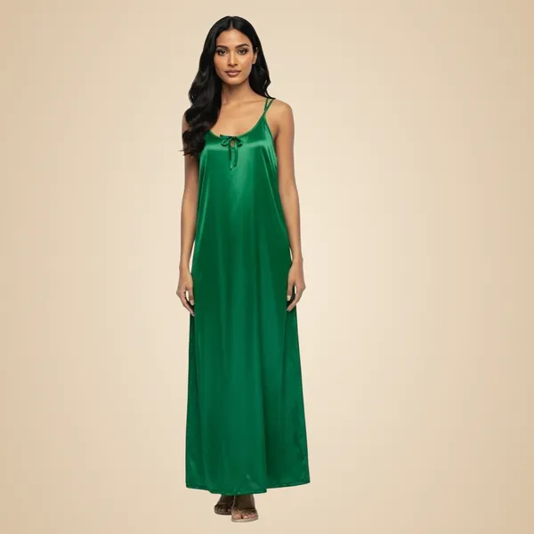 Green_Satin_Premium_Moonlit_Long_Nighty_For_Women