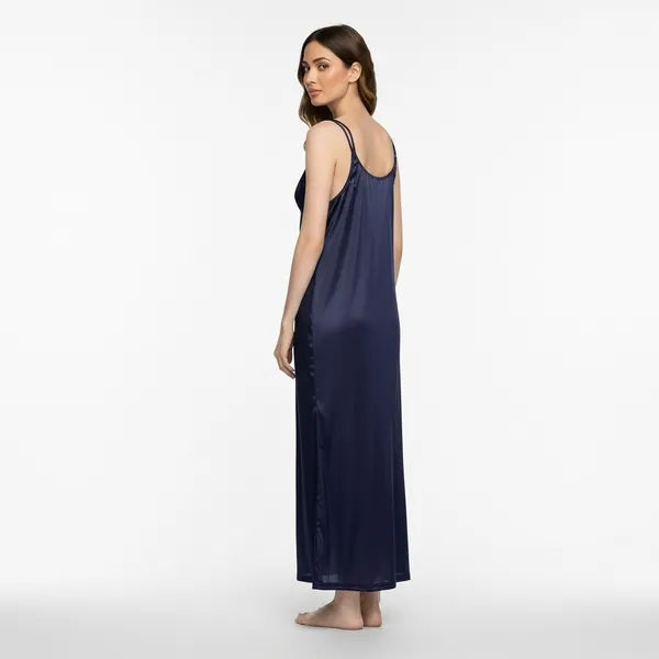 Navy_Blue_Satin_Premium_Moonlit_Long_Nighty_For_Women