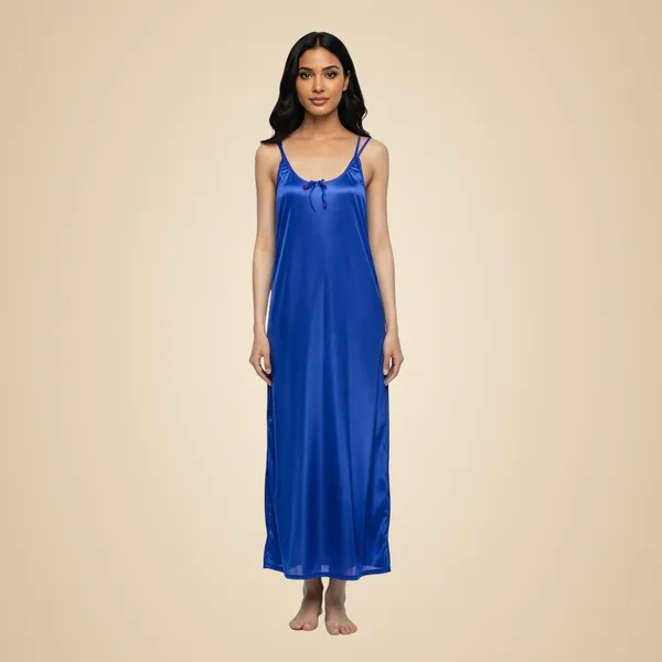 Royal_Blue_Satin_Premium_Moonlit_Long_Nighty_For_Women