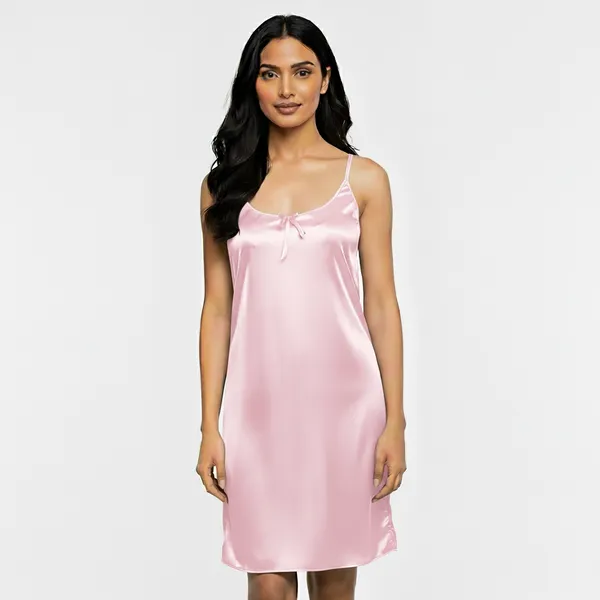 Baby_Pink_Satin_Premium_Moonlit_Short_Nighty_For_Women