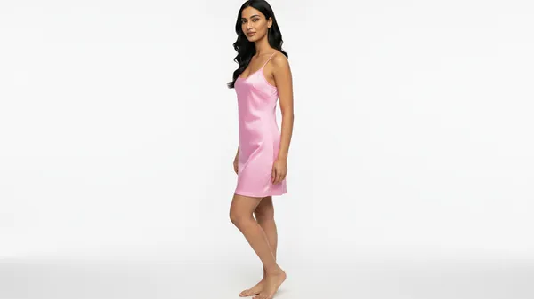 Baby_Pink_Satin_Premium_Moonlit_Short_Nighty_For_Women