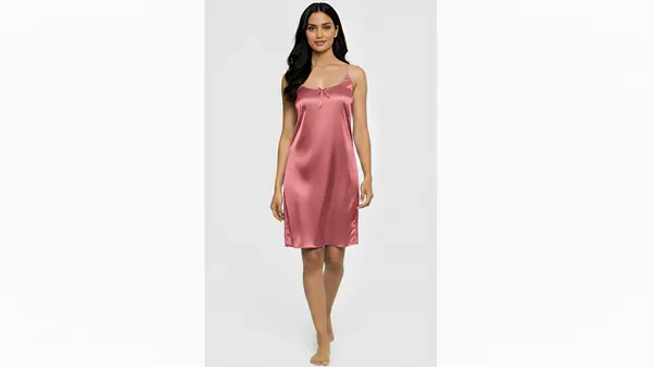 Carrot_Satin_Premium_Moonlit_Short_Nighty_For_Women