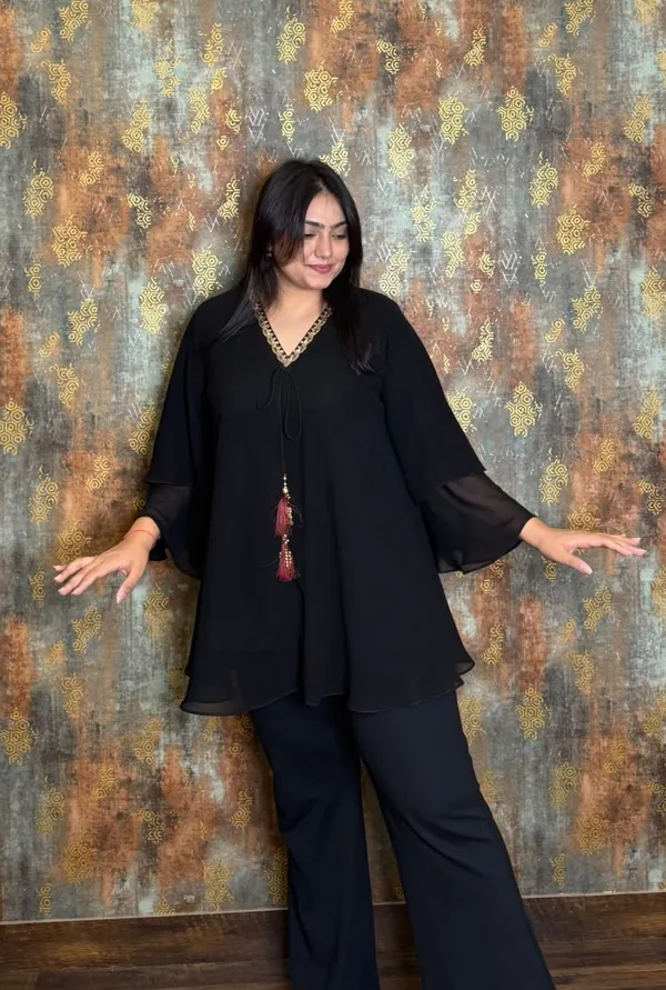 Black_Georgette_Embroidered_Bell_Sleeve_Top