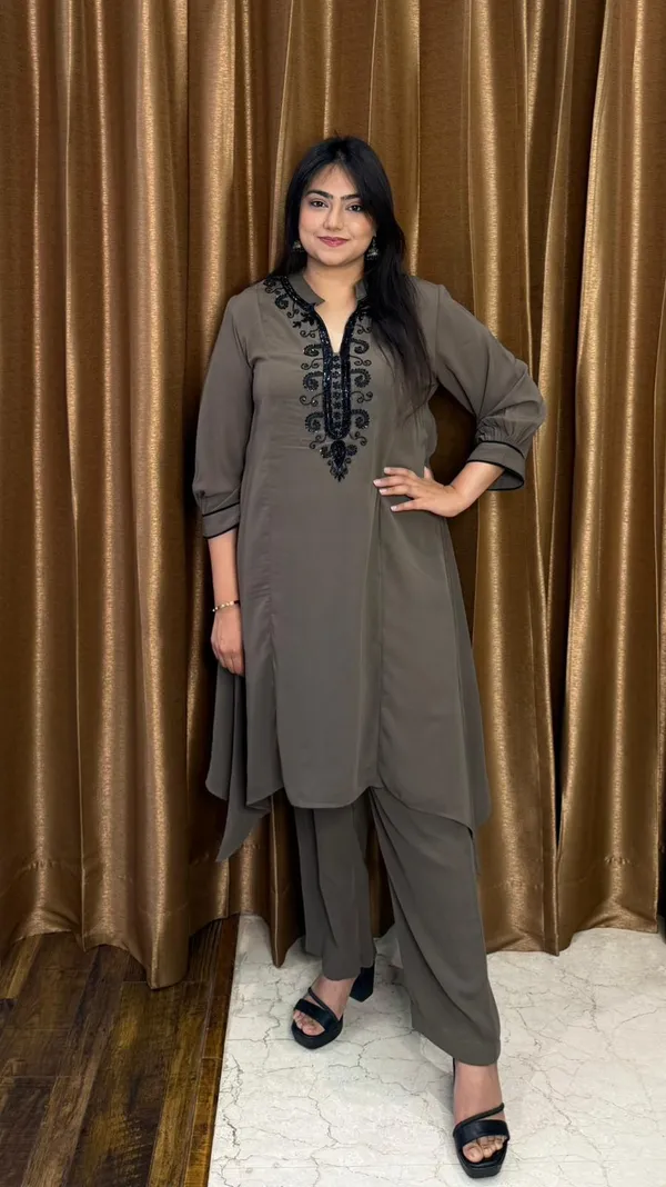 Mocha_Grace_Georgette_Co-ord_Set