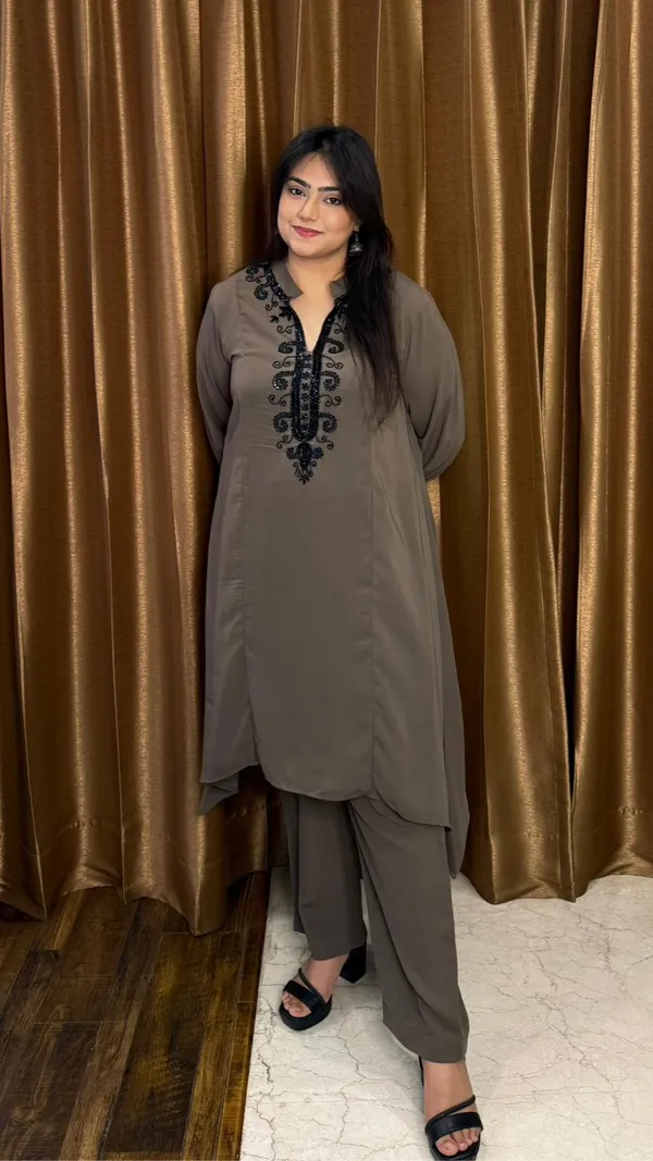 Mocha_Grace_Georgette_Co-ord_Set