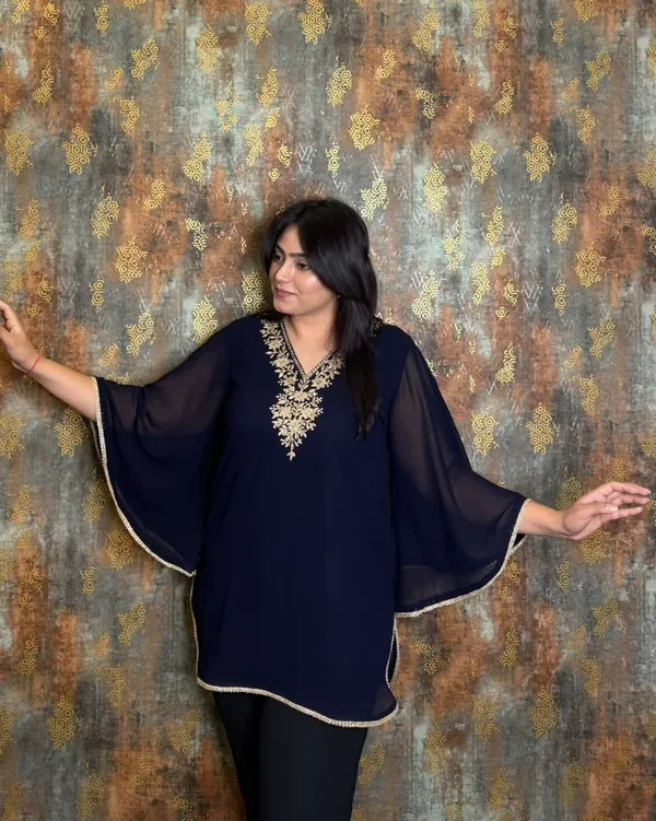 Navy_Blue_Georgette_Bell_Sleeve_Embroidered_Top