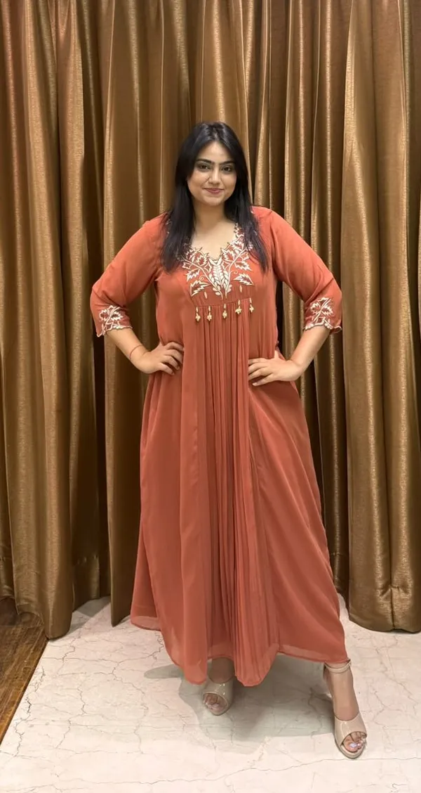Rust_Georgette_Cutwork_Embroidered_Maxi_Dress