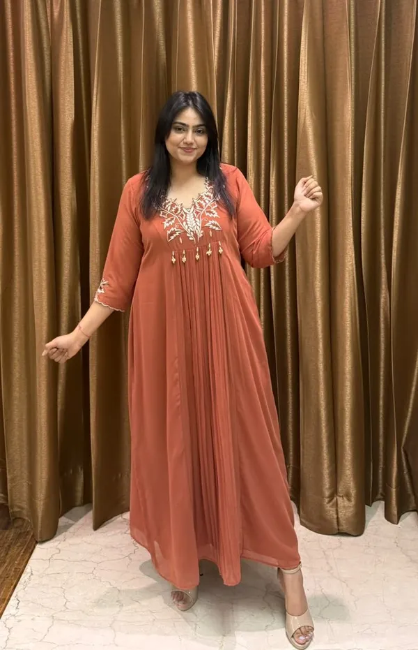 Rust_Georgette_Cutwork_Embroidered_Maxi_Dress