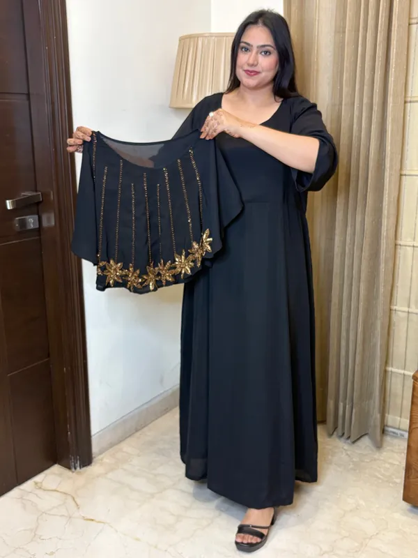Black_Dress_With_Handwork_For_Women