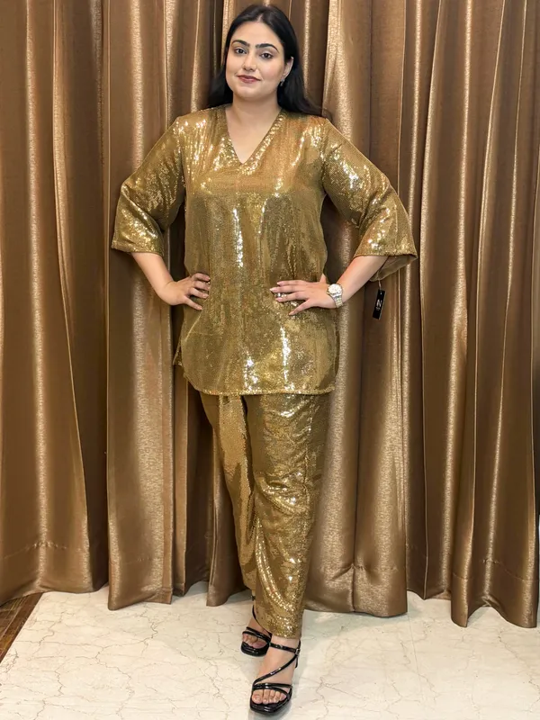 Gold_Sequins_Party_Wear_Co-Ord_Set_For_Women