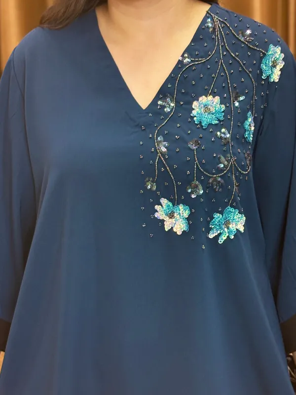 Navy_Blue_Top_With_Hand_Work_For_Women