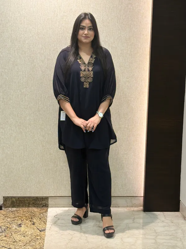 Navy_Blue_Co-Ord_With_Thread_Work_For_Women