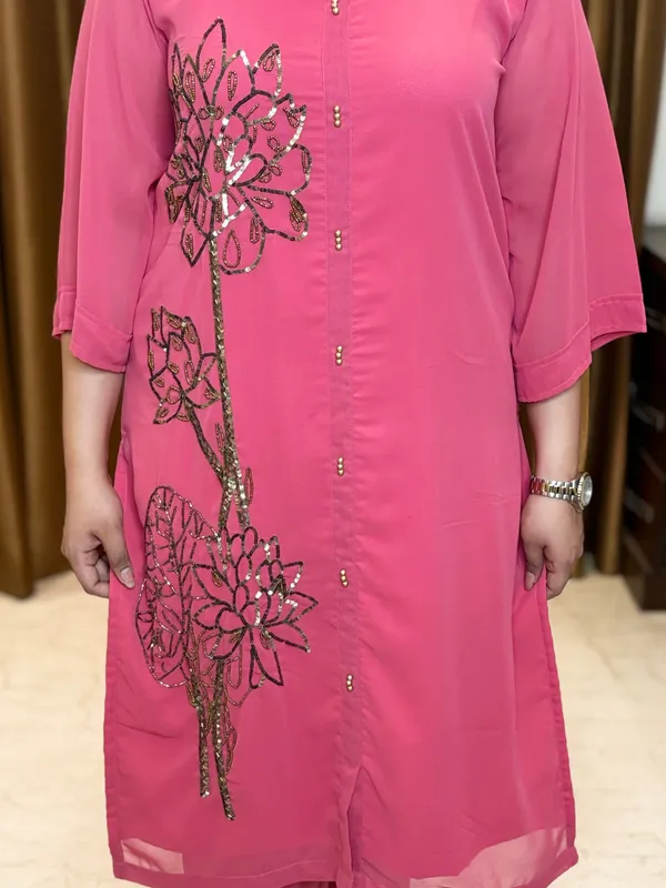 Peach_Co-Ord_Set_With_Hand_Work_For_Women