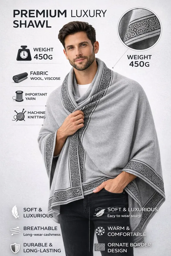 Grey_Wool_With_Viscose_Soft_Ethnic_Shawl_For_Men