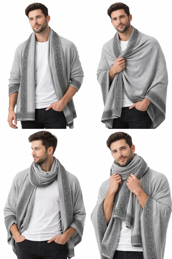 Grey_Wool_With_Viscose_Soft_Ethnic_Shawl_For_Men