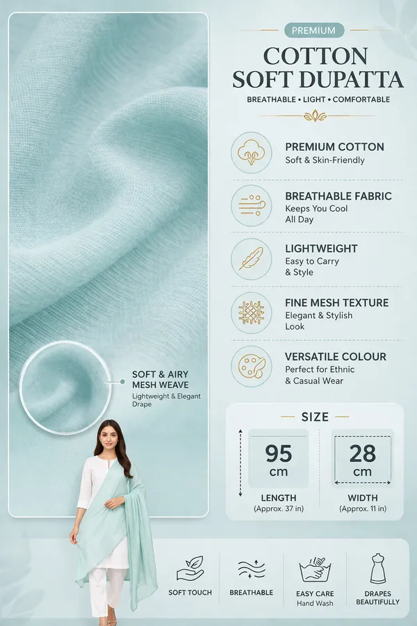 Designer_Cotton_Knitted_Light_Blue_Dupatta_|_Soft_&_Elegant_Summer_Fashion_Dupatta