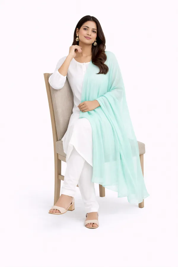 Designer_Cotton_Knitted_Light_Blue_Dupatta_|_Soft_&_Elegant_Summer_Fashion_Dupatta