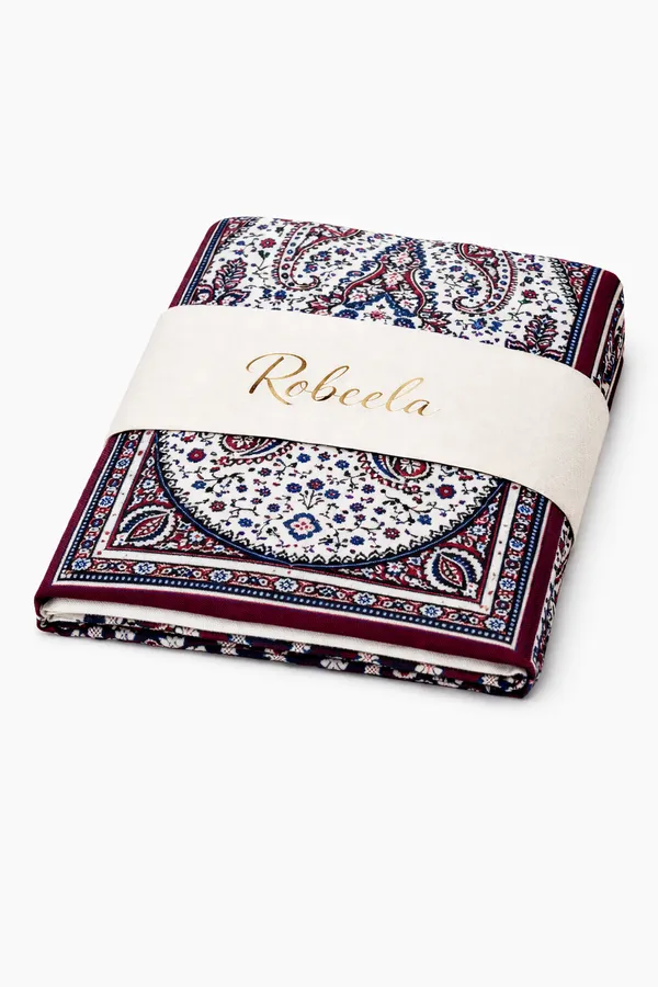 Blue_And_Maroon_Wool_With_Viscose_Soft_Kashmiri_Paisley_Design_Shawl_For_Men