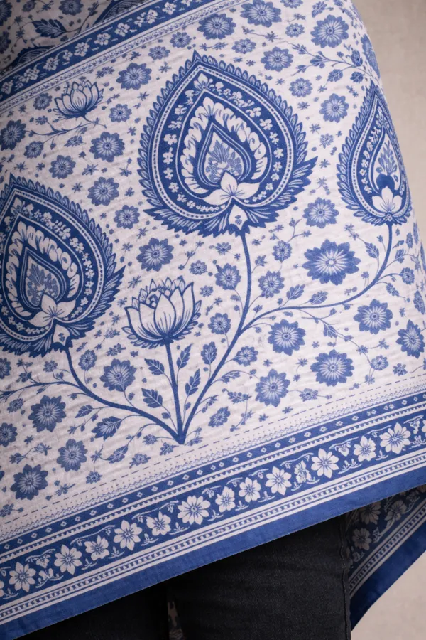 Blue_Wool_With_Viscose_Soft_Kashmiri_Paisley_Design_Shawl_For_Women