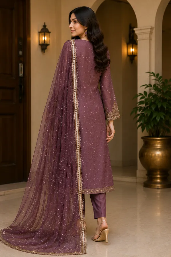 Mauve_White_Stone_Net_Dupatta_for_Women_|_Soft_Net_Fabric_|_Golden_Sequin_&_Gota_Patti_Border_|_Lightweight_Party_Wear,_Wedding_&_Festive_Dupatta_|_2_Meter