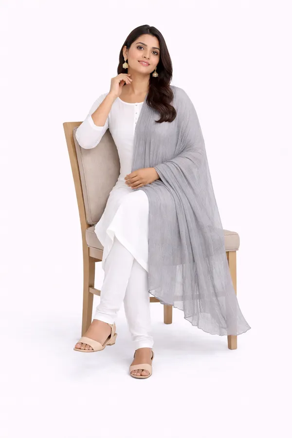 Ultra_Soft_Cotton_Knitted_MelangeGrey__Dupatta_|_Trendy_Lightweight_Summer_Dupatta_for_Daily_Use