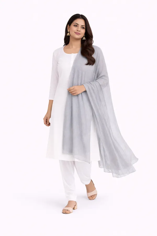 Ultra_Soft_Cotton_Knitted_MelangeGrey__Dupatta_|_Trendy_Lightweight_Summer_Dupatta_for_Daily_Use