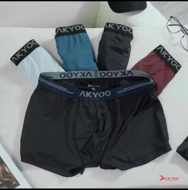 AKYOO_Multicolour_combo_of_5_Men's_Trunk_Underwear_Soft_Cotton_Stretch_Innerwear_for_Daily_Wear_Breathable_Comfortable_Fit