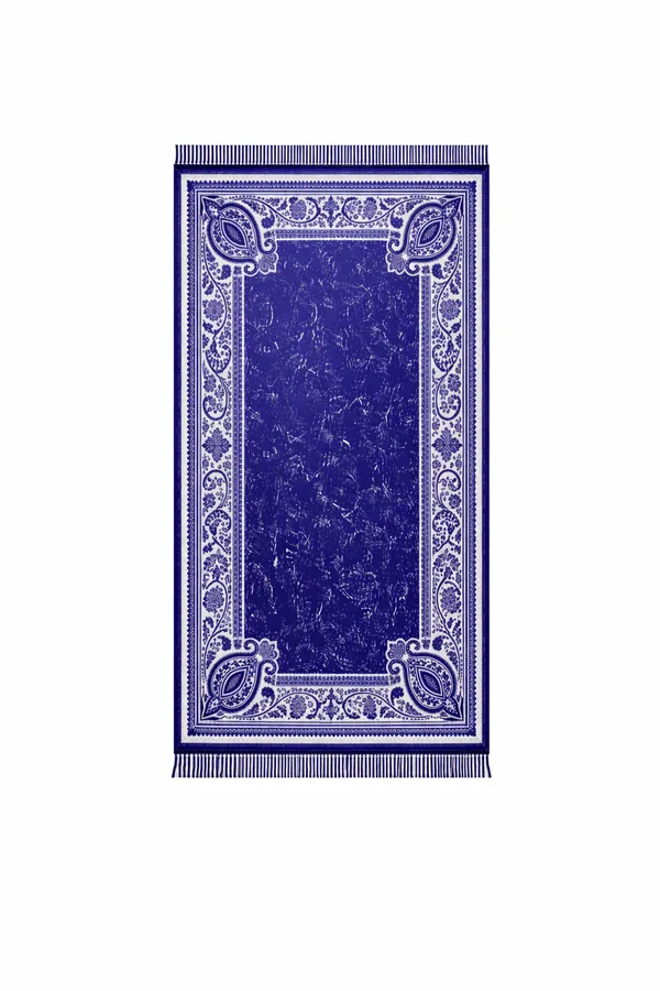 Royal_Blue_Wool_With_Viscose_Soft_Kashmiri_Paisley_Design_Shawl_For_Women