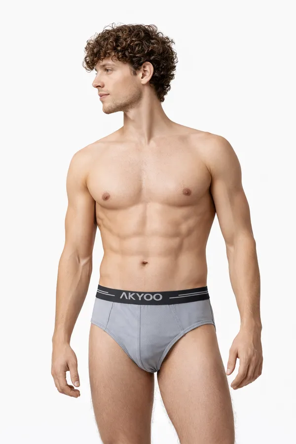 AKYOO_Multicolour_combo_of_5_Men's_Brief_Underwear_Soft_Cotton_Stretch_Innerwear_for_Daily_Wear_Breathable_Comfortable_Fit