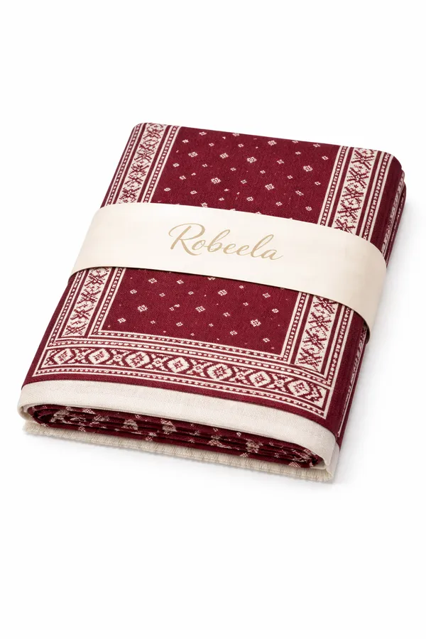 Maroon_And_White_Wool_With_Viscose_Soft_Ethnic_Shawl_For_Women