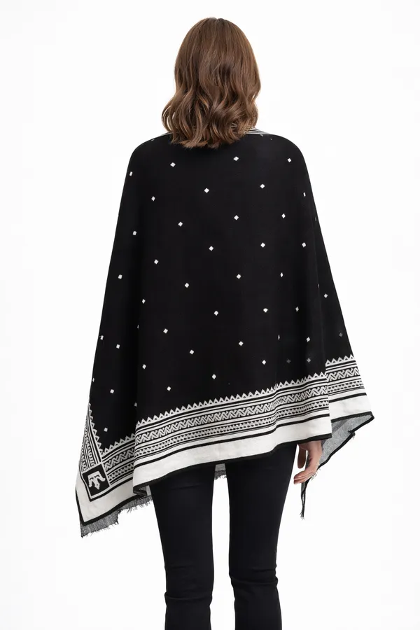 Black_And_White_Wool_With_Viscose_Soft_Ethnic_Shawl_For_Women